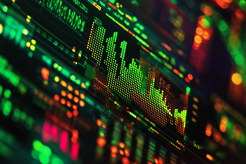 Graphiques et analyses des tendances du marché financier